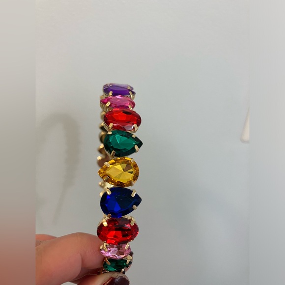 Colorful Headband Rhinestone - Picture 2 of 3